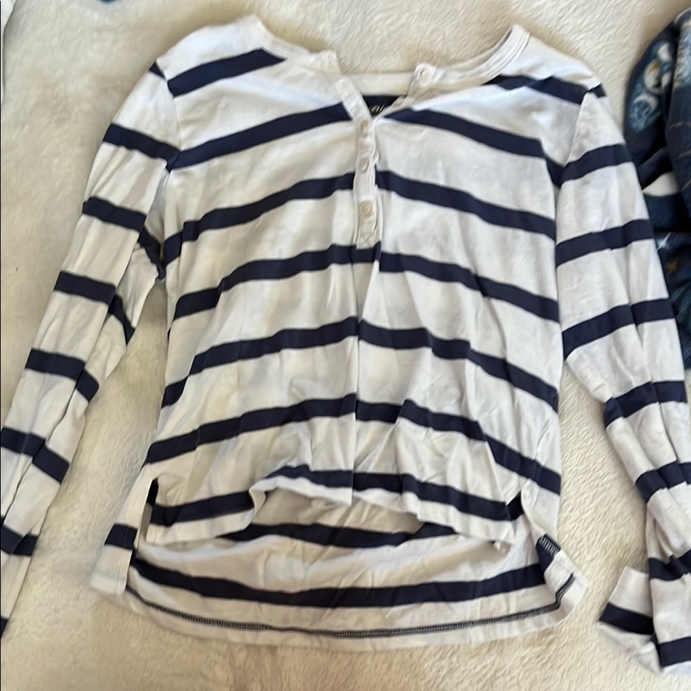 Striped Long Sleeve Top
